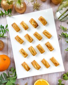 Mini financiers à l&rsquo;orange et aux amandes