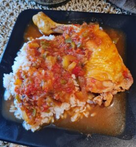Poulet basquaise au cookeo