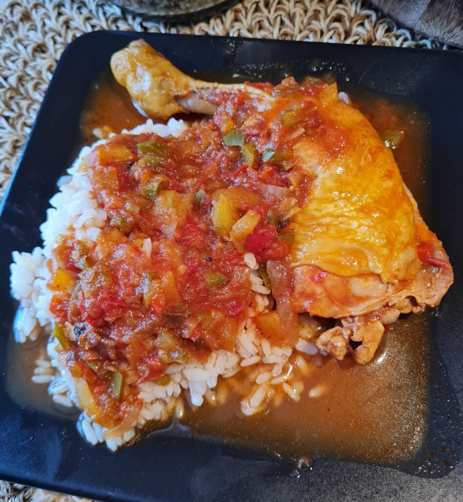 Poulet basquaise au cookeo