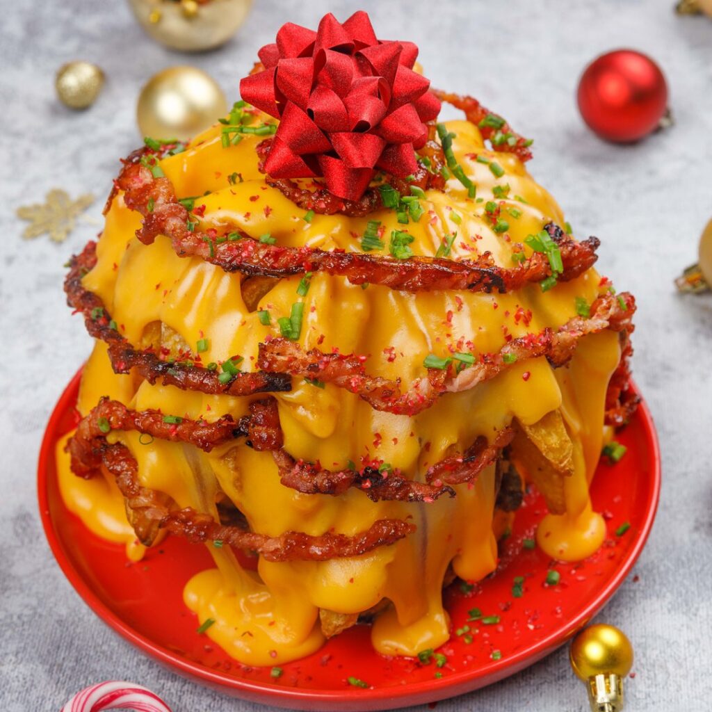 Burger & Fries Christmas Tree
