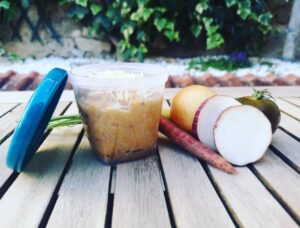 Hachis parmentier à l&rsquo;aubergine et aux carottes