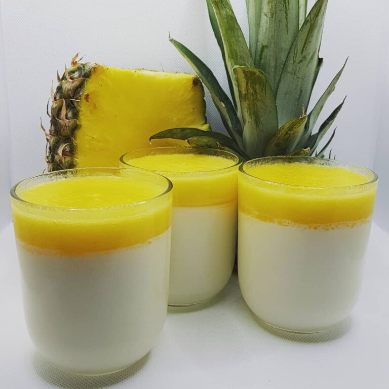 Panna Cotta Piña Colada