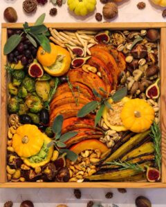 Plateau de légumes rôtis à partager