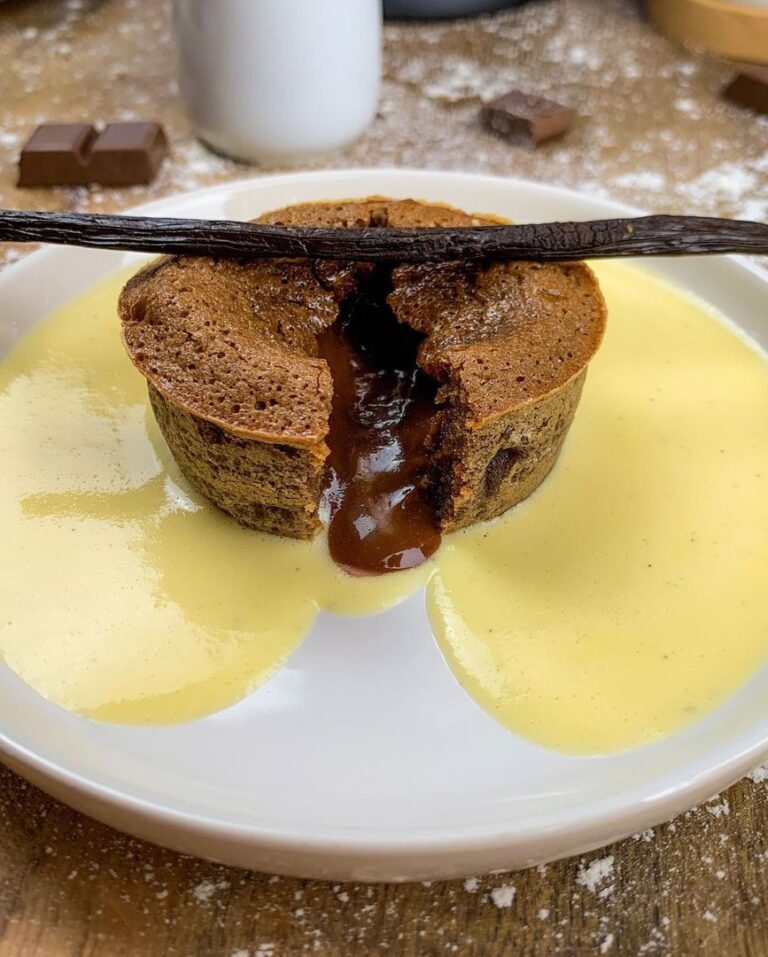 Fondant au chocolat caramel