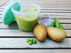 Crème de petit pois