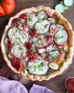 Quiche aux légumes du soleil