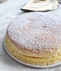 Cheesecake japonais au citron vert