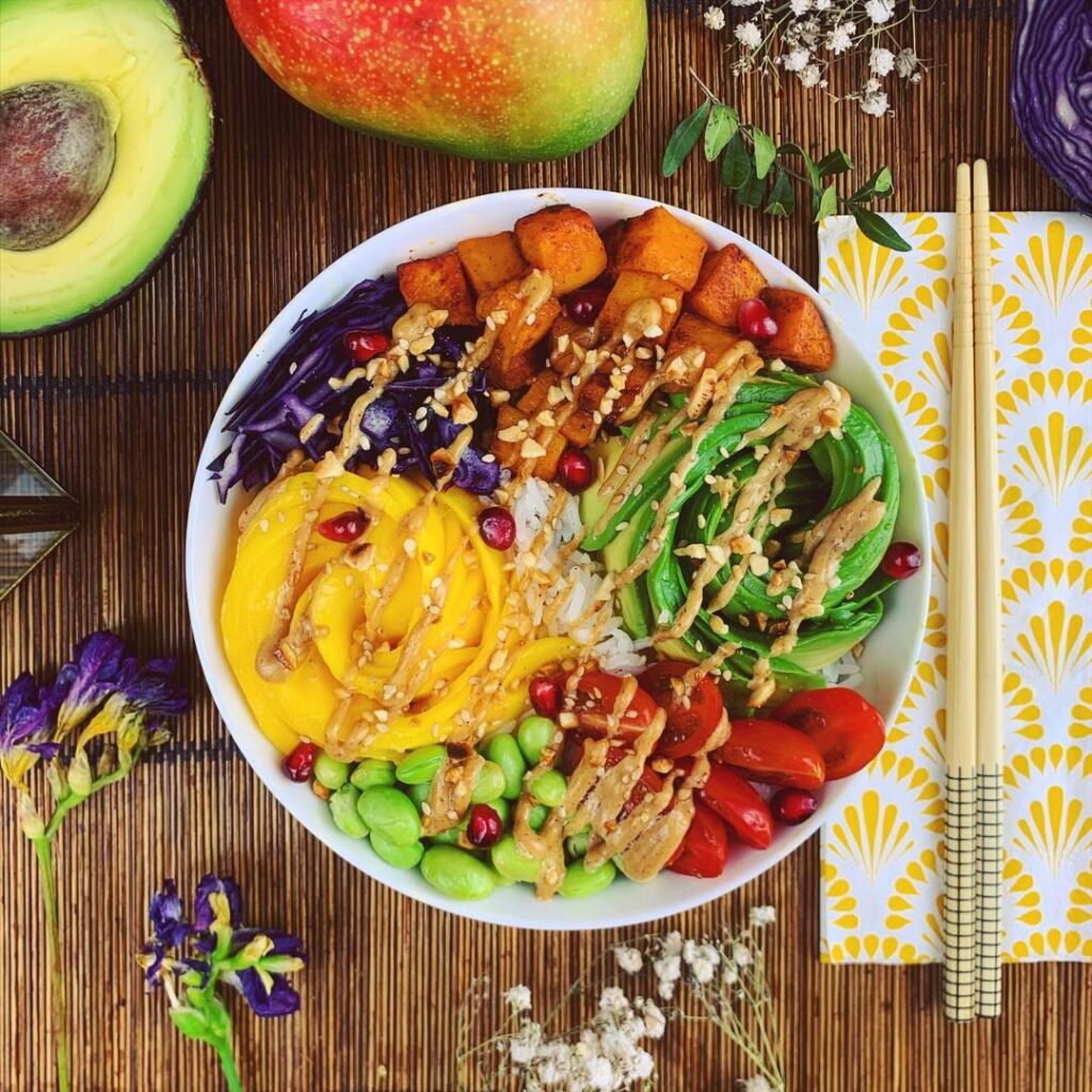 Buddha bowl vegan à la patate douce