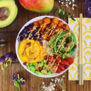 Buddha bowl vegan à la patate douce