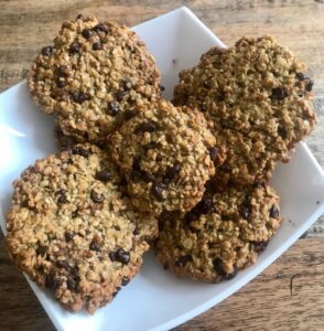 Cookies à l’avoine -pépites de chocolat & pralin