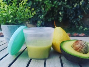 Compote poire avocat