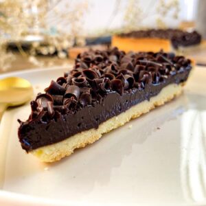 Tarte fort en chocolat très simple Tarte fort en chocolat très simple