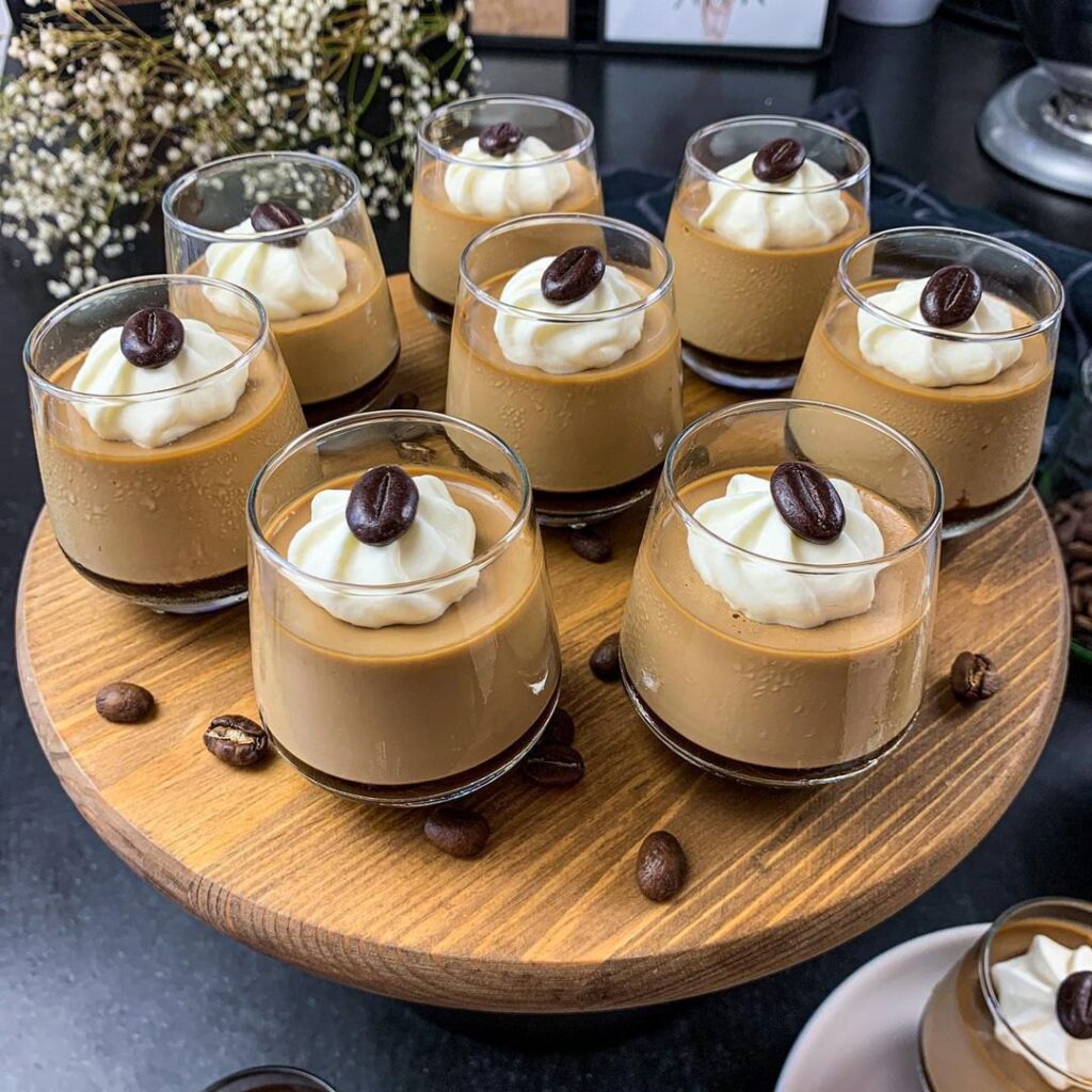 Panna cotta au café