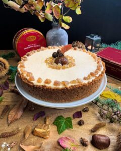 Cheesecake à la crème de marrons et Spéculoos