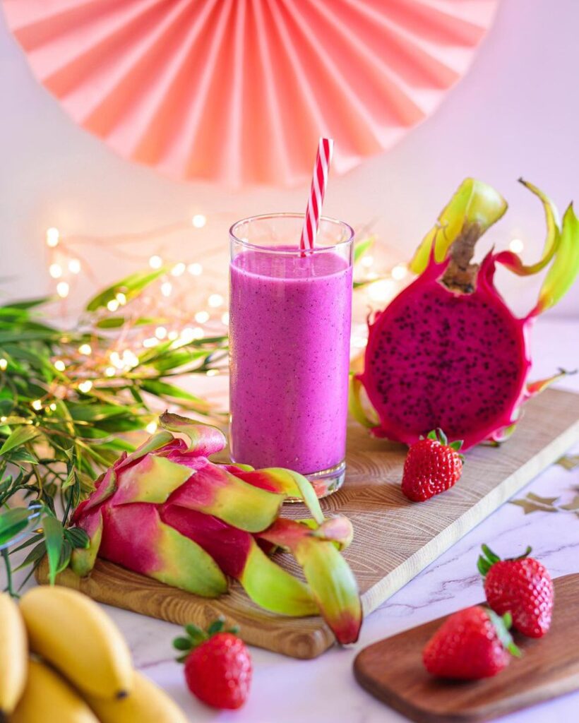 Smoothie au fruit du dragon