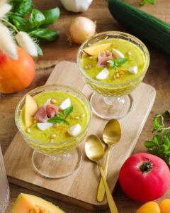 Gazpacho de melon express et healthy