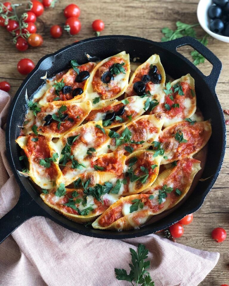 Conchiglioni farcis au thon