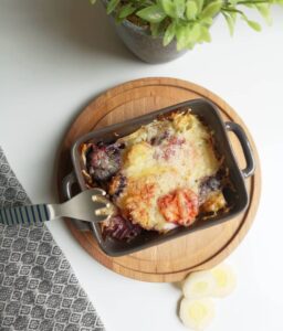 Gratin de carottes colorées