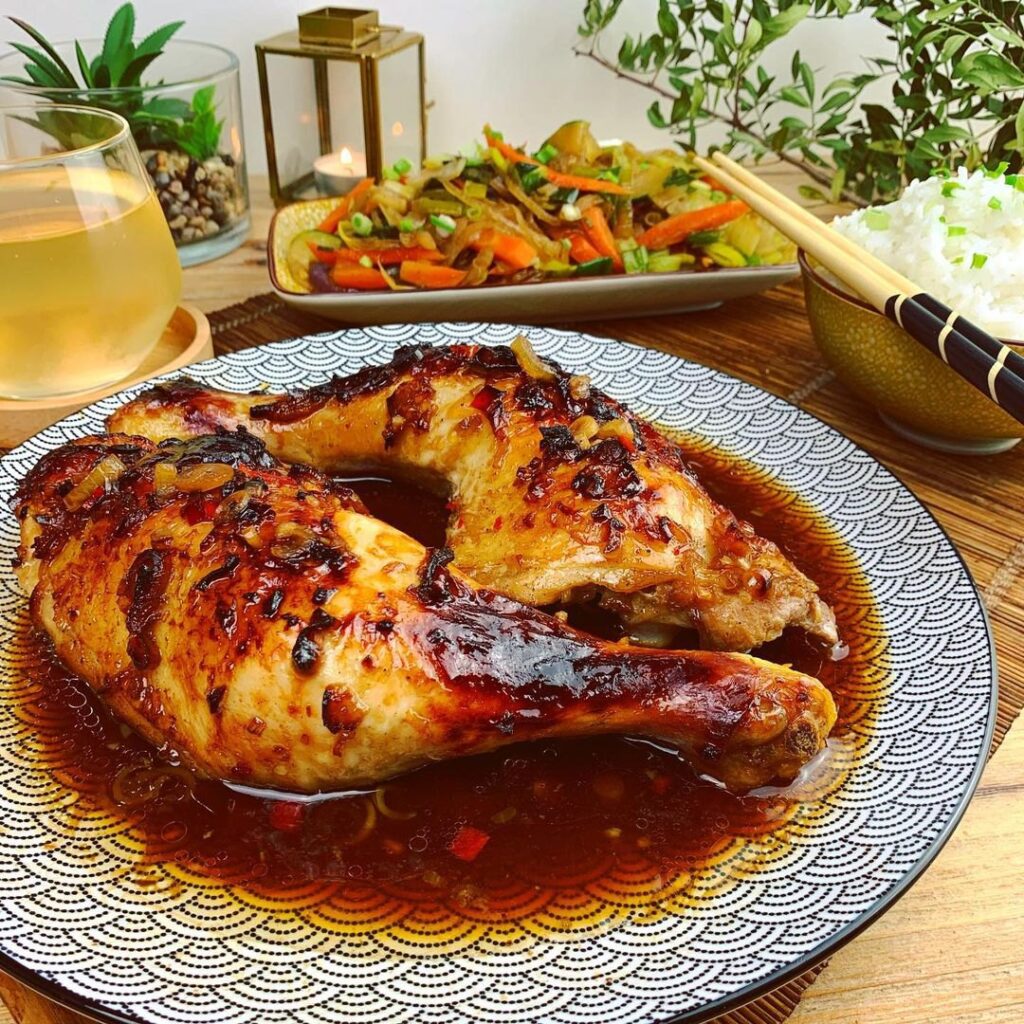 Poulet citronnelle vietnamien