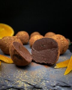 Truffes au chocolat et aux zestes d&rsquo;orange