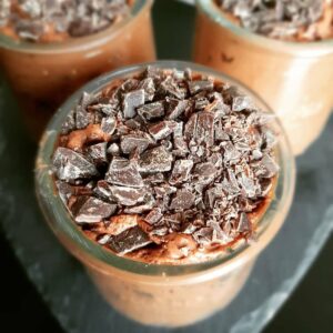 Mousse au chocolat vegan aux deux ingrédients