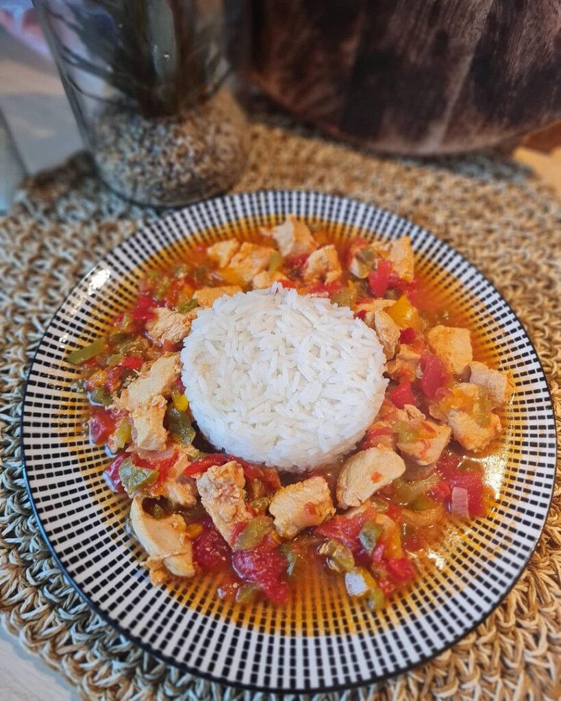 Poulet basquaise facile