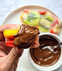 Rouleaux de printemps aux fruits