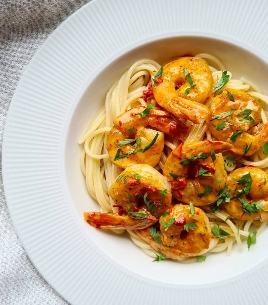 Curry de crevettes rapide