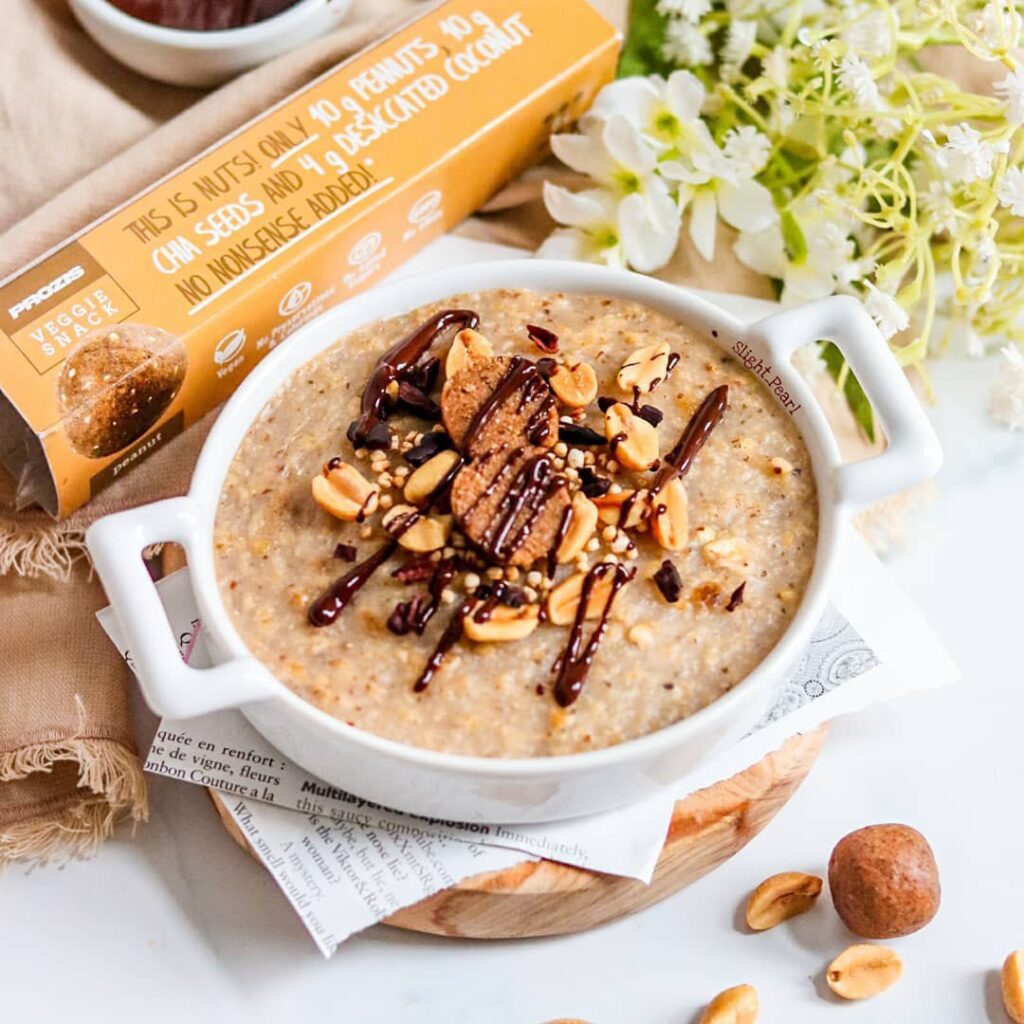 Porridge peanut oat