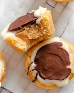 Cookie cup cheesecake – caramel