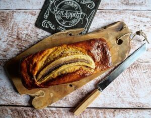 Banana bread sucre vanillé