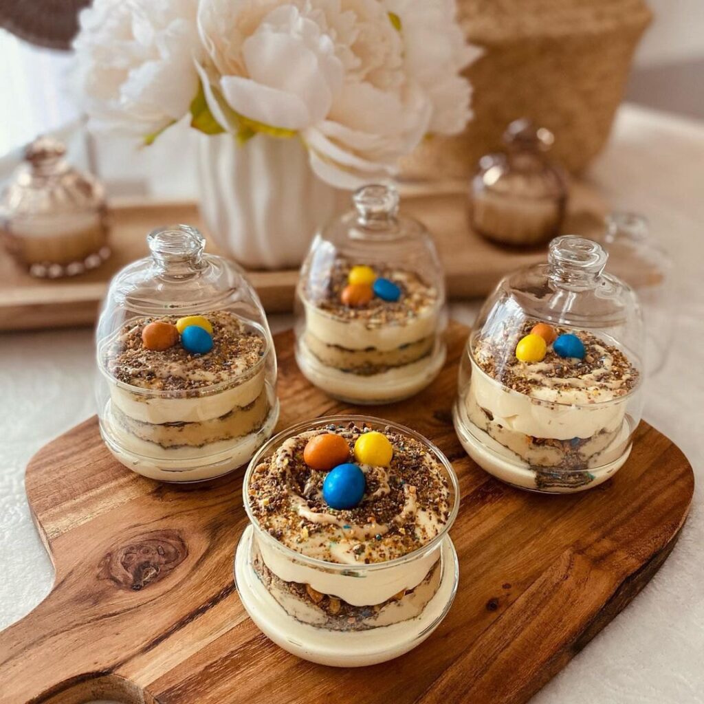 Tiramisu beurre de cacahuète au robot