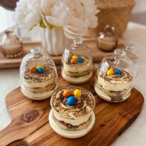 Tiramisu beurre de cacahuète au robot