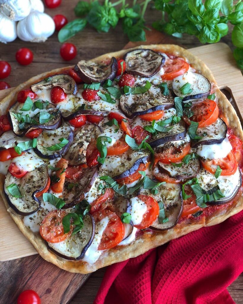 Tarte façon  Aubergines alla parmigiana