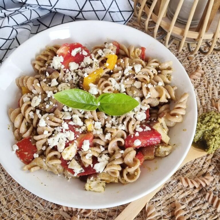 Salade de pâtes au pesto