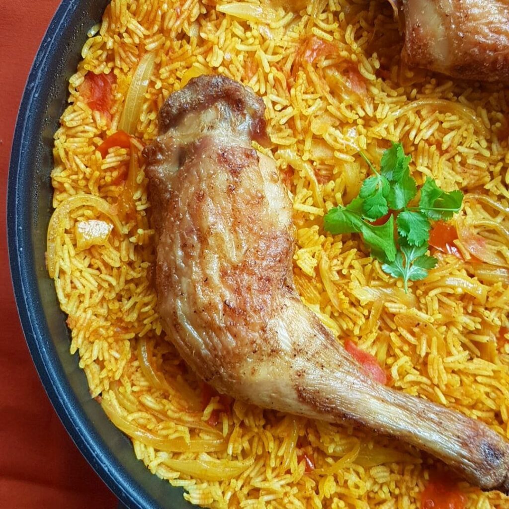 Riz au poulet pilao