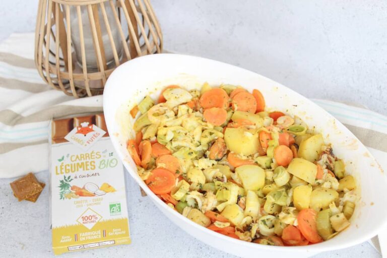 Gratin de légumes au poisson et curry Gratin de légumes au poisson et curry