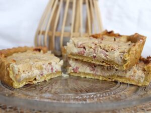 Quiche oignon et bacon à l&rsquo;okara