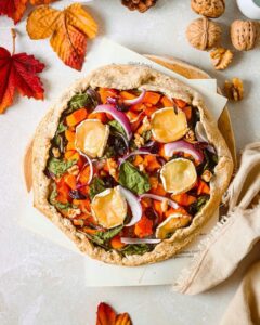 Tarte rustique au légumes d&rsquo;automne healthy
