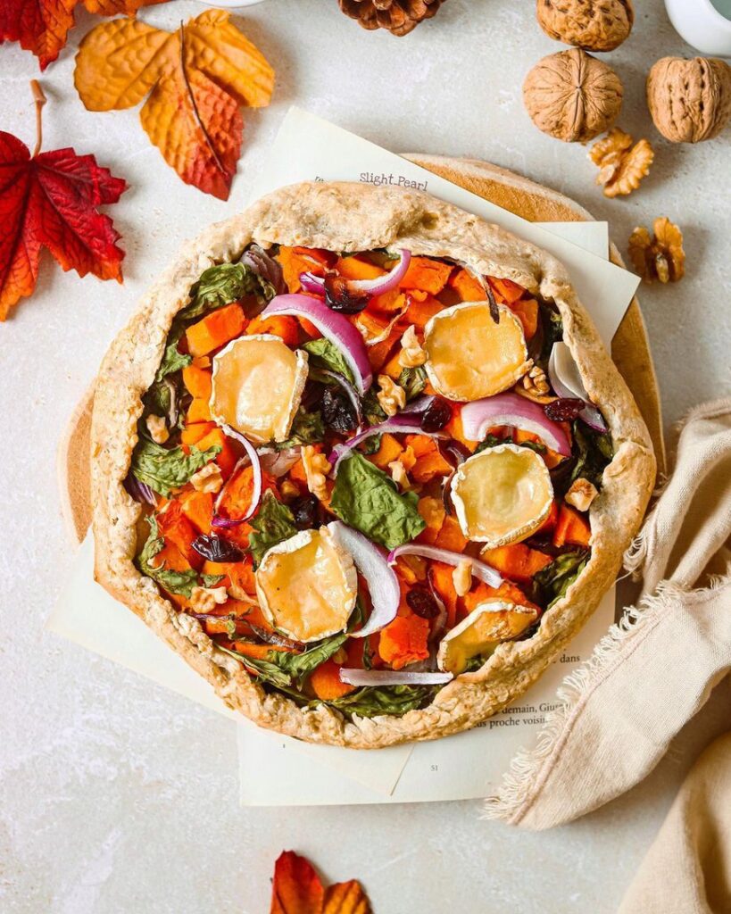 Tarte rustique au légumes d&rsquo;automne healthy