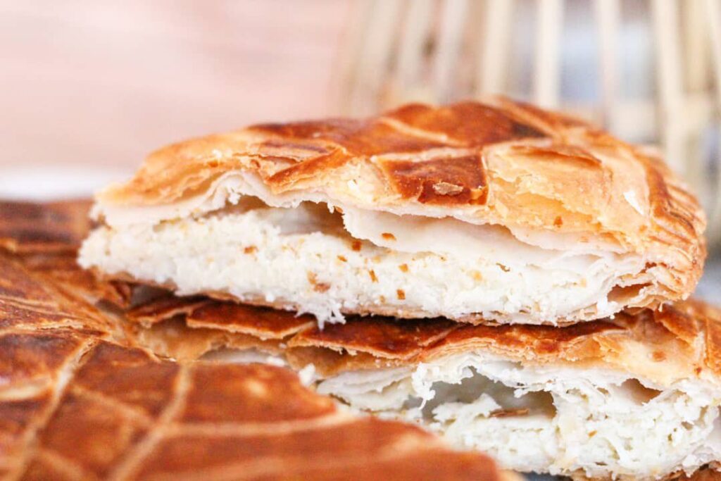 Galette des Rois à la crème d&rsquo;amande et pomme