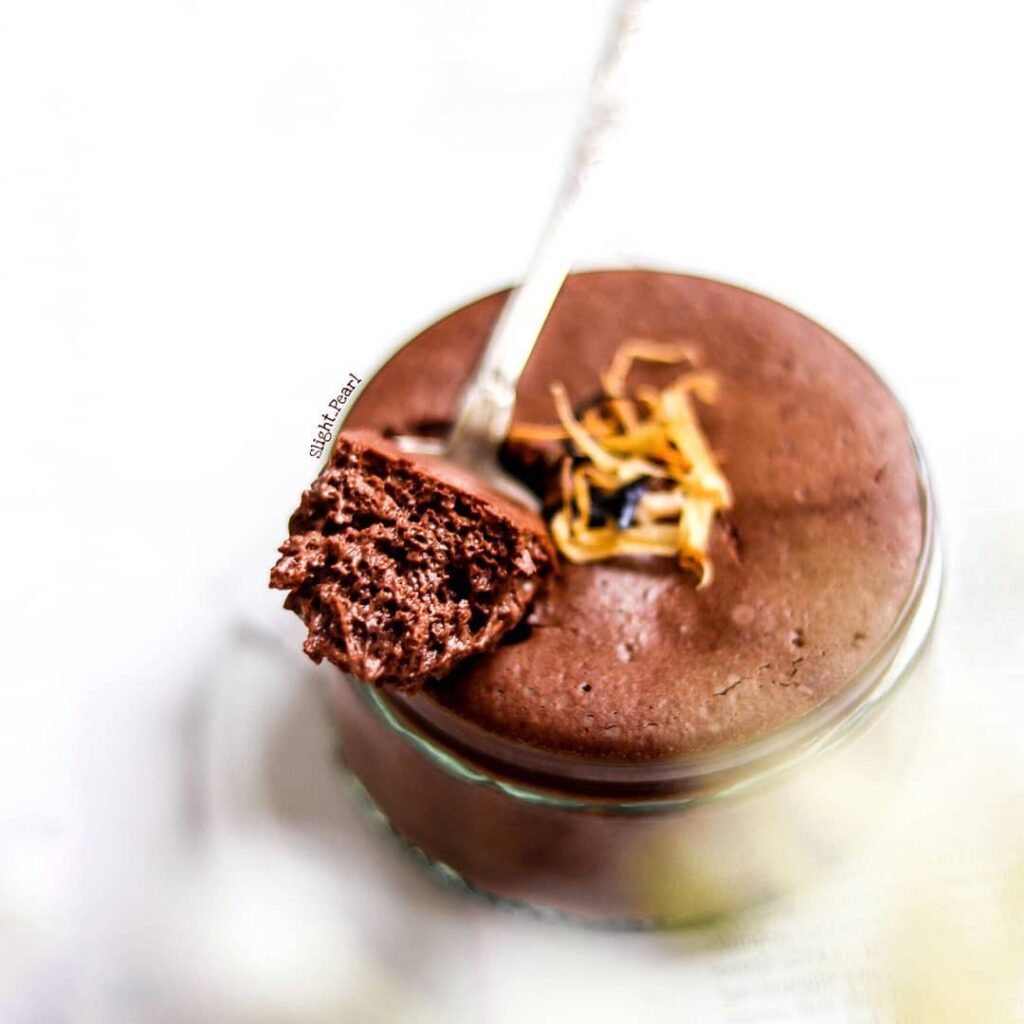 Mousse au chocolat healthy