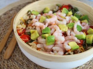 Salade de riz marinière Salade de riz marinière