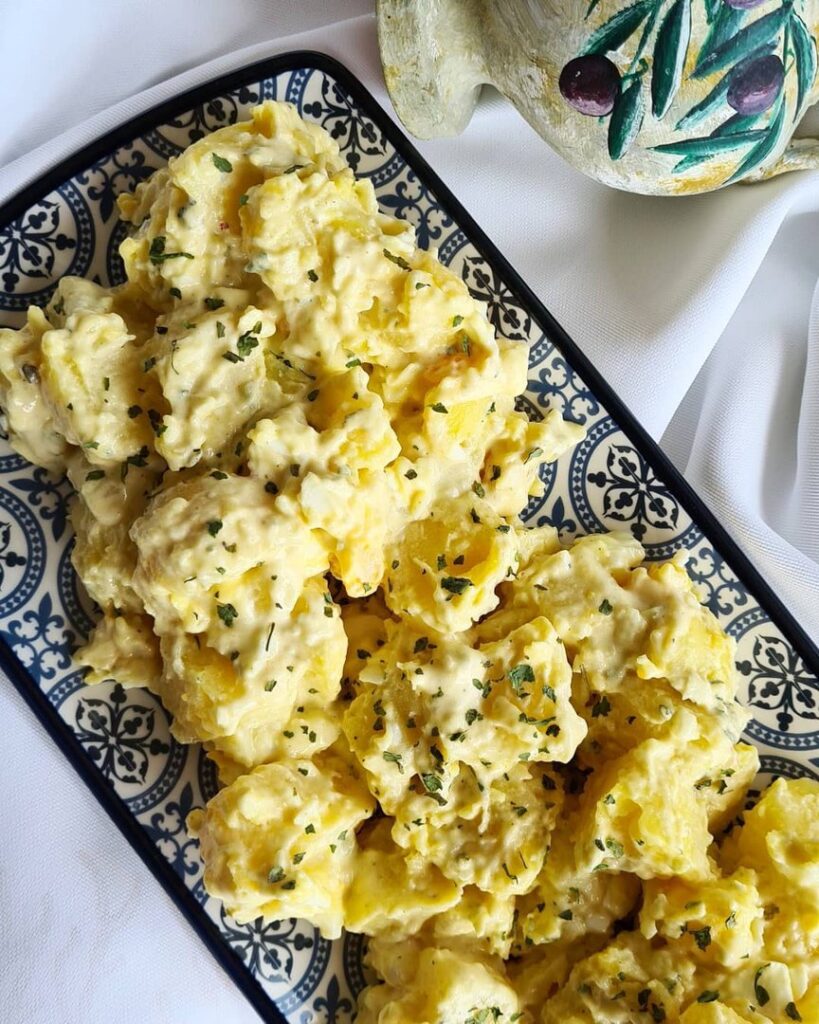 Salade de pommes de terre estivale de ma grand mère