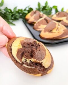 Madeleines marbrées légères
