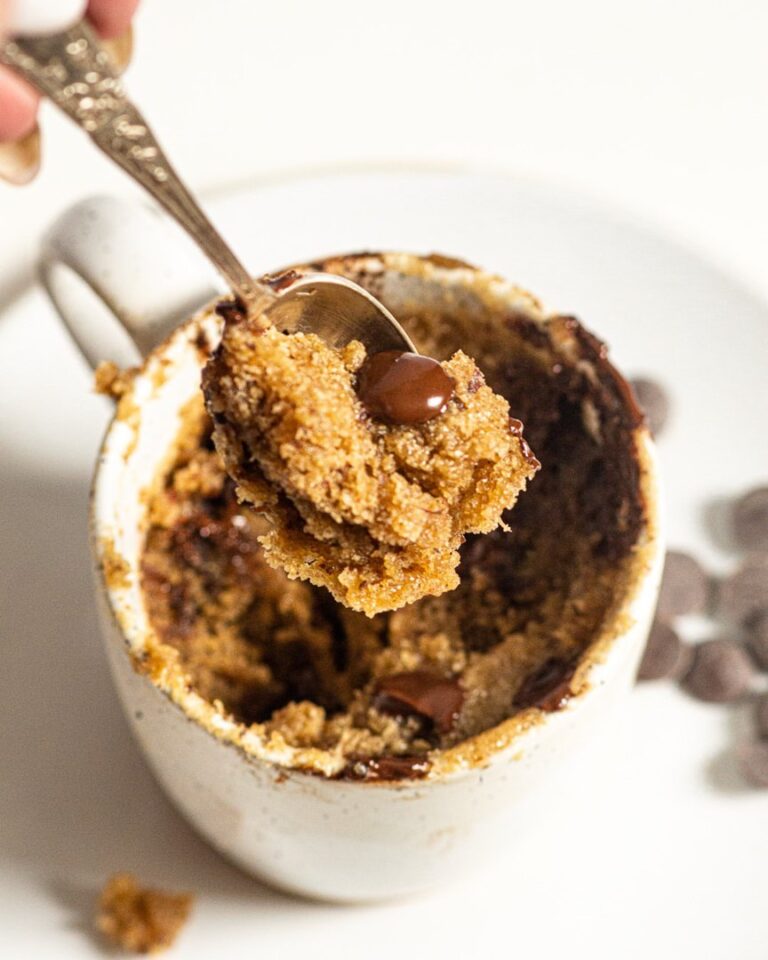 Vegan Tahini coco mug cake Vegan Tahini coco mug cake