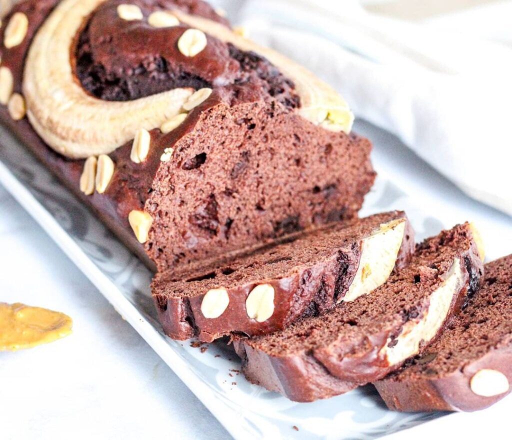Banana bread chocolat & peanuts butter
