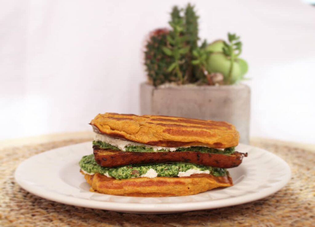 Croque monsieur de patate douce