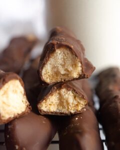 Barre sablée chocolatée maison