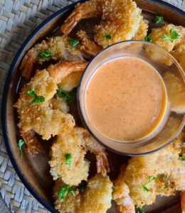 Crevettes sauce bang bang Crevettes sauce bang bang